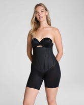 SPANXsupersculpt® TotalContour High-Waisted Mid-Thigh Short | Very Black