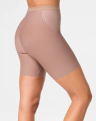 SPANXshape® Invisible Supima® Cotton Mid-Thigh Short | Cafe Au Lait
