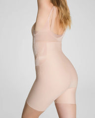 SPANXsupersculpt® Transform Open-Bust Mid-Thigh Bodysuit | Champagne Beige