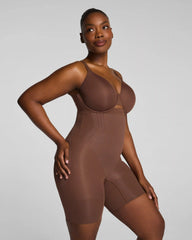 SPANXsculpt® GoFigure High-Waisted Mid-Thigh Short | Ganache