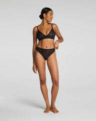 SPANXsupersmooth® Day to Date Night Lace Thong | Very Black