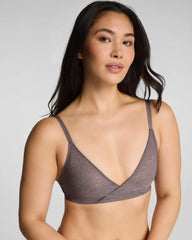 SPANXsupersmooth® Day to Date Night Lace Bralette | Granite
