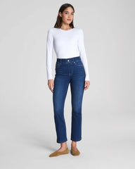 SPANXsmooth® Jersey Crewneck Long Sleeve Top | Classic White