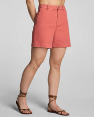 SPANXsupersmooth® Stretch Twill Short, 7" | Clay