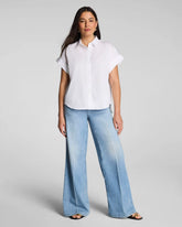 SPANXsupersmooth® Authentic 360 Lightweight Super Wide Leg Jeans | Seaside Blue