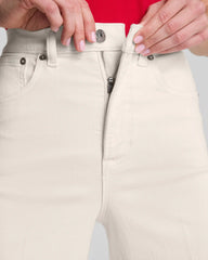 SPANXshape® Authentic 360 Wide Leg Jeans | Alabaster