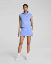 SPANX® BoostUp Cotton Fleece Skort, 15" | Hyacinth