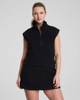 SPANX® BoostUp Cotton Fleece Half Zip Vest