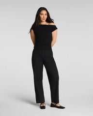 SPANXsupersmooth® Stretch Twill Utility Barrel Leg Pant with Patch Pockets