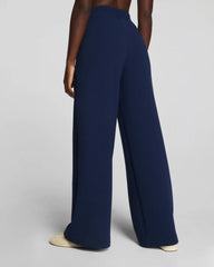 SPANX AirEssentials® French Rib Wide Leg Pant | Timeless Navy