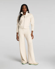 SPANX AirEssentials® Track Jacket | Oatmeal Heather