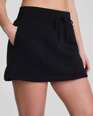 SPANX® BoostUp Cotton Fleece Skort, 15" | Very Black
