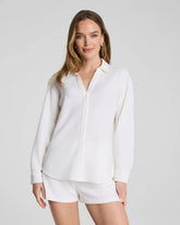 SPANX® AirEssentials® Oversized Button Down | Powder