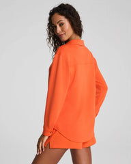 SPANX® AirEssentials® Oversized Button Down | Sunset Coral