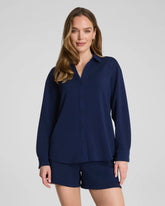 SPANX® AirEssentials® Oversized Button Down | Timeless Navy