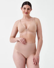 SPANXsmooth® Bra-llelujah!® Adjustable Plunge Wireless Lift Bra | Toasted Oatmeal
