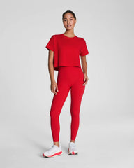 SPANX® BoostUp Cropped Tee | SPANX® Red