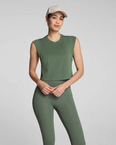 SPANX® BoostUp Cropped Tank | Eucalyptus
