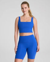 SPANX® BoostUp Cropped Square Neck Shelf Tank | Current