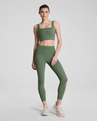 SPANX® BoostUp Cropped Square Neck Shelf Tank | Eucalyptus