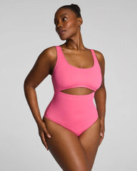SPANXshape® Swim Cutout One Piece | Hibiscus