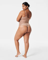 SPANXshape® Invisible High-Waisted Thong | Cafe Au Lait
