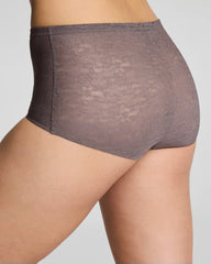 SPANXsupersmooth® Day to Date Night Lace Boyshort | Granite
