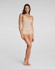 SPANXsupersmooth® Day to Date Night Lace Boyshort | Toasted Coconut