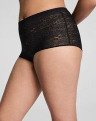 SPANXsupersmooth® Day to Date Night Lace Boyshort | Very Black
