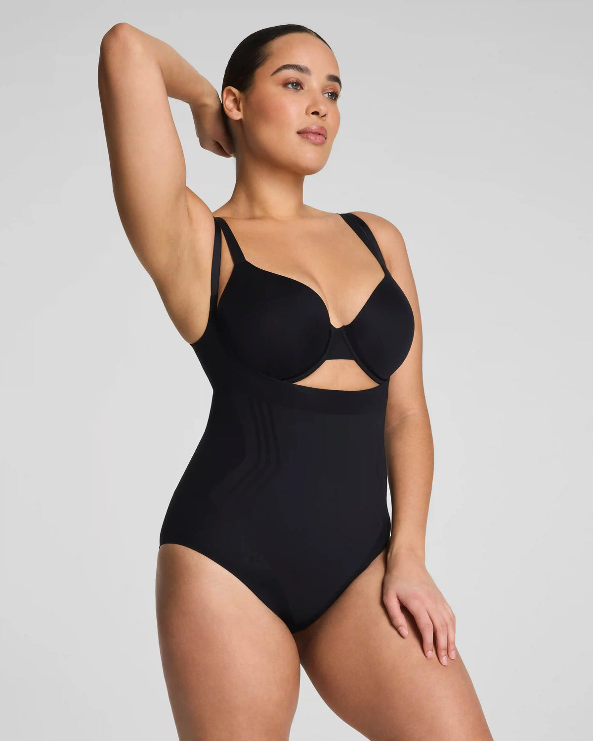 SPANXsculpt® GoFigure Open-Bust Bodysuit | Very Black