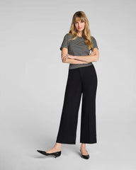 SPANXsupersmooth® Stretch Twill Cropped Wide Leg Pant