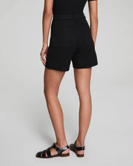 SPANXsupersmooth® Stretch Twill Short, 7" | Classic Black