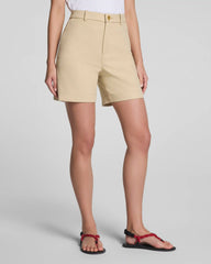 SPANXsupersmooth® Stretch Twill Short, 7" | Sandbar