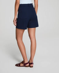 SPANXsupersmooth® Stretch Twill Short, 7" | Timeless Navy