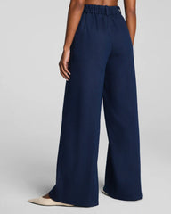 SPANX® EasyBreezy Cotton Linen Super Wide Leg Pant | Timeless Navy