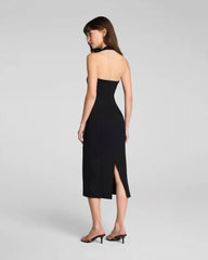 SPANXshape® Ponte Halter Midi Dress | Classic Black