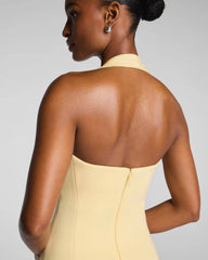 SPANXshape® Ponte Halter Midi Dress | Sunbeam