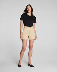 SPANX® Lightweight Cotton Crewneck Tee | Classic Black