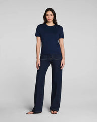SPANXshape® Authentic 360 Mid-Rise Easy Flare Jeans with Patch Pockets | Marina