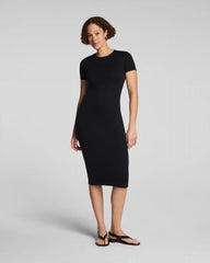 SPANXsmooth® Jersey Crewneck Short Sleeve Midi Dress