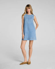 SPANX® Lightweight Denim Mini Tank Dress