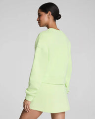 SPANX® BoostUp Cotton Fleece Crewneck | Zest