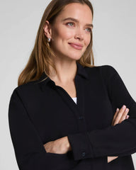 SPANX® AirEssentials® Oversized Button Down | Very Black