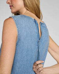 SPANX® Lightweight Denim Shell Tank | Seaside Blue