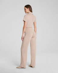 SPANX AirEssentials® Collared Tie-Waist Jumpsuit | Dune