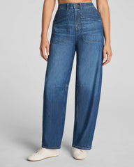 SPANXsupersmooth® Authentic 360 Lightweight Utility Barrel Leg Jeans | Oceanic