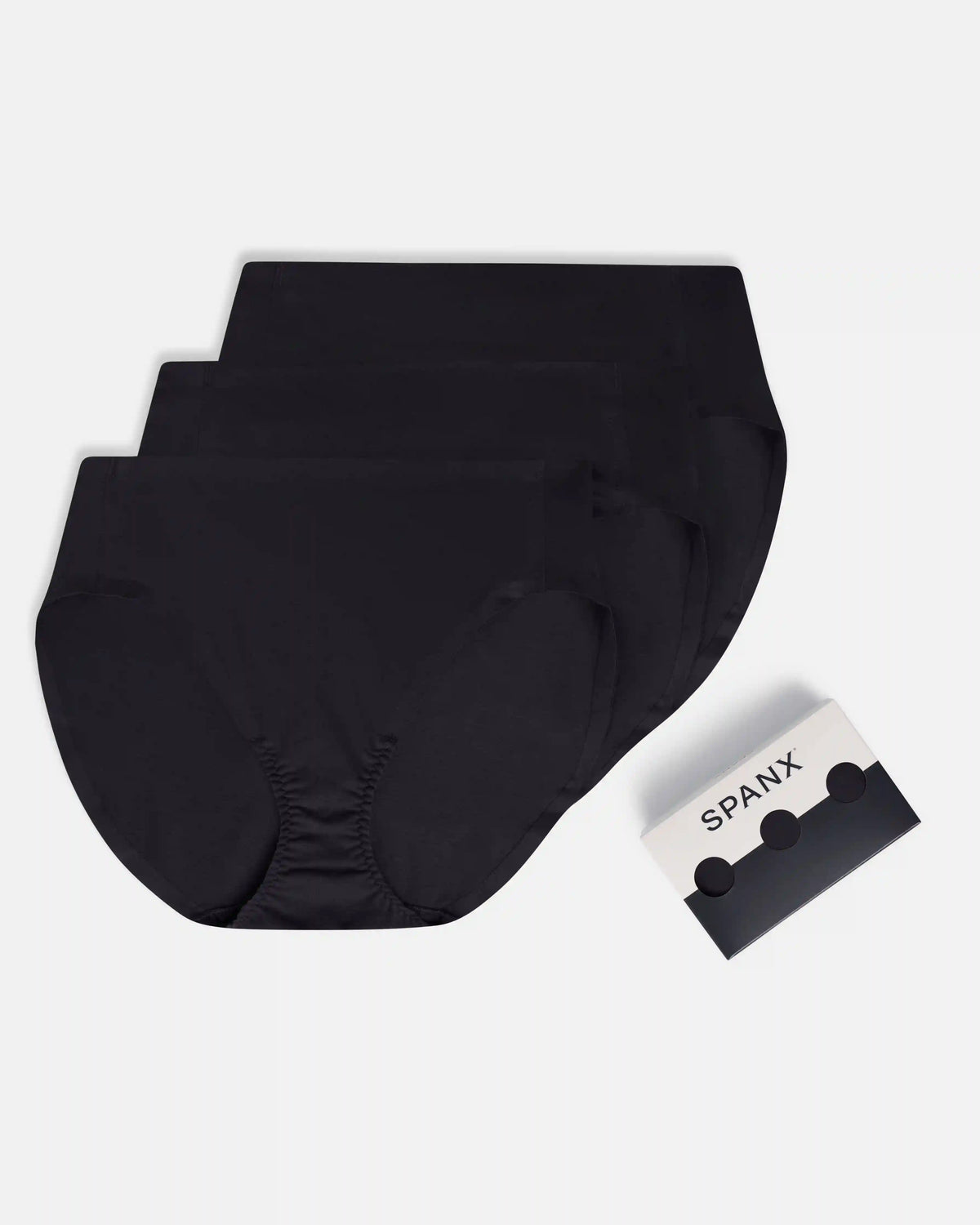 SPANXsmooth® Fit-To-You Supima® Cotton Brief 3-Pack | Very Black