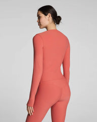 SPANX® OnForm Long Sleeve Top | Clay