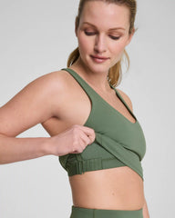 SPANX® BoostUp V-Neck Shelf Tank | Eucalyptus