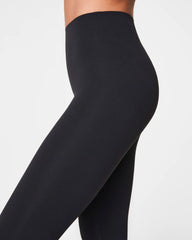 SPANXshape® BodyLine 7/8 Leggings with Full-Tummy Compression | Very Black